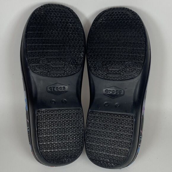 CROCS Dual Comfort Neria Pro 2 Women Size 7 Slip On Mule Clogs Floral Pattern - Picture 10 of 11